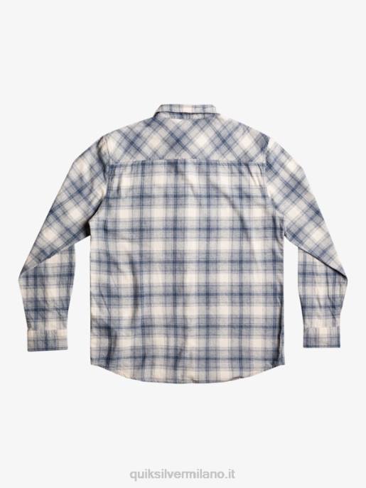 esso Quiksilver uomini camicia in flanella elasticizzata a maniche lunghe ganaway di betulla HTZR1768
