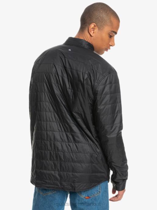 esso Quiksilver uomini camicia in flanella reversibile isolante per arrampicata libera salita in libera fantasma HTZR1703