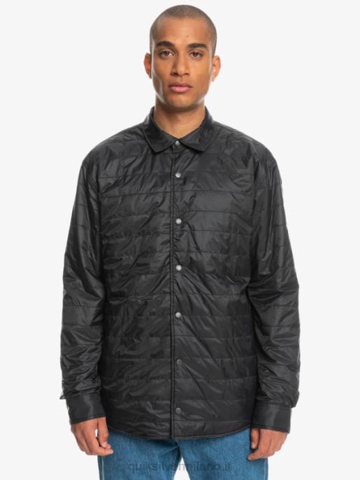 esso Quiksilver uomini camicia in flanella reversibile isolante per arrampicata libera salita in libera fantasma HTZR1703