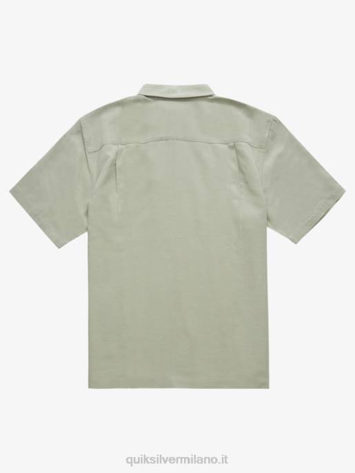 esso Quiksilver uomini camicia premium antirughe waterman tahiti palms tè HTZR871