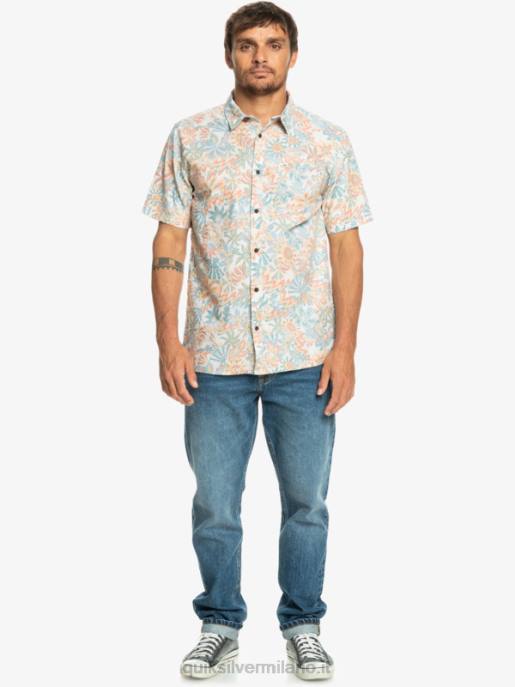 esso Quiksilver uomini camicia surfadelica a maniche corte betulla surfadelica HTZR968