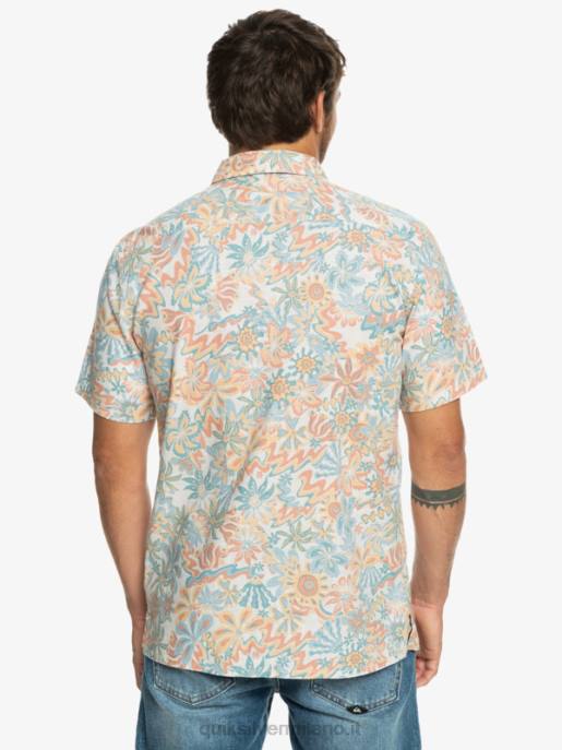 esso Quiksilver uomini camicia surfadelica a maniche corte betulla surfadelica HTZR968
