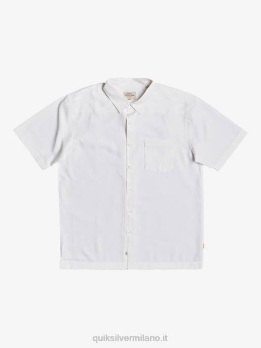 esso Quiksilver uomini camicia waterman centinela premium antirughe centinella bianca HTZR1300