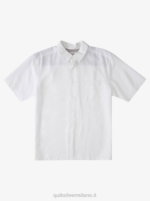 esso Quiksilver uomini camicia waterman centinela premium antirughe centinella bianca HTZR1300