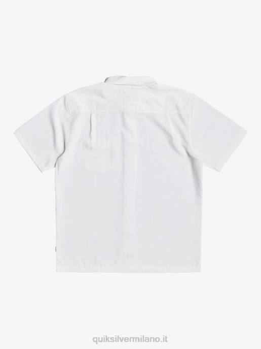 esso Quiksilver uomini camicia waterman centinela premium antirughe centinella bianca HTZR1300