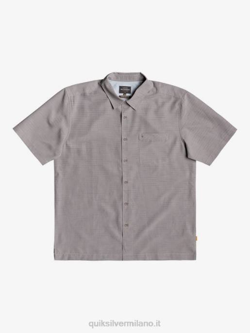 esso Quiksilver uomini camicia waterman centinela premium antirughe centinella grigio selce HTZR1301