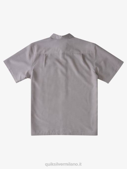 esso Quiksilver uomini camicia waterman centinela premium antirughe centinella grigio selce HTZR1301