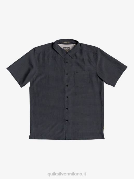 esso Quiksilver uomini camicia waterman centinela premium antirughe centinella nera HTZR1303