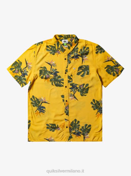 esso Quiksilver uomini la camicia floreale a maniche corte tuorlo floreale ss HTZR651
