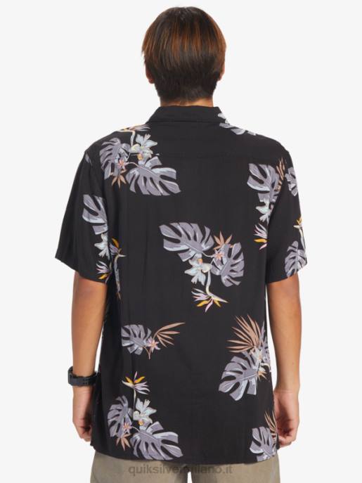 esso Quiksilver uomini la camicia floreale a maniche corte tuorlo floreale ss HTZR651
