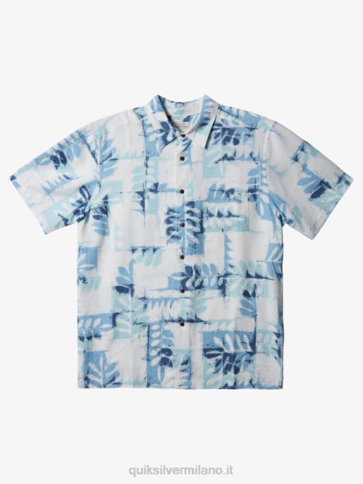 esso Quiksilver uomini maglia tecnica a manica corta per canoe waterman crepuscolo blu canoe reef w HTZR399