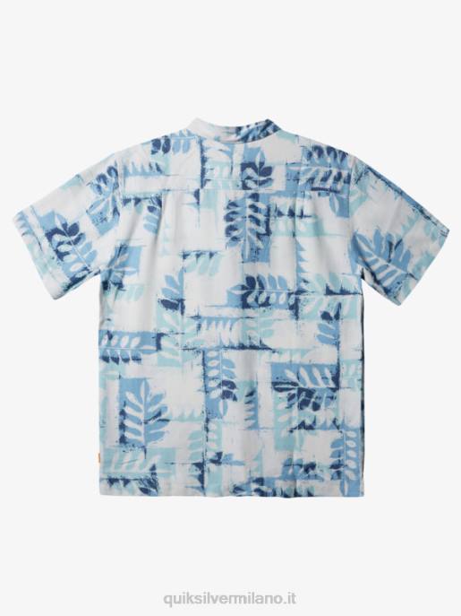 esso Quiksilver uomini maglia tecnica a manica corta per canoe waterman crepuscolo blu canoe reef w HTZR399