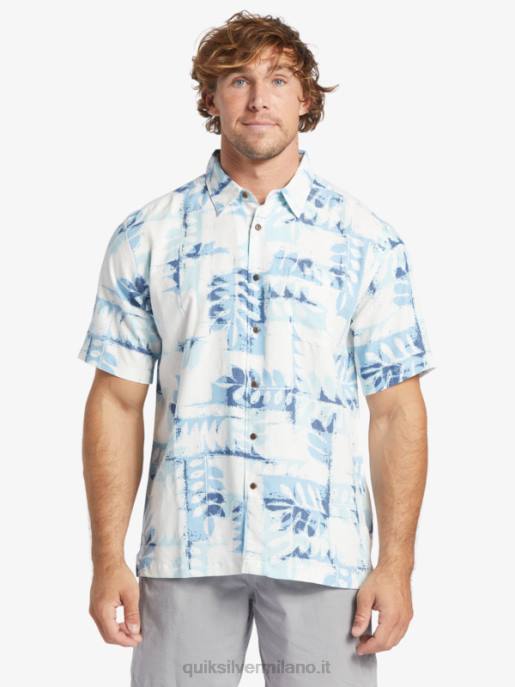 esso Quiksilver uomini maglia tecnica a manica corta per canoe waterman crepuscolo blu canoe reef w HTZR399
