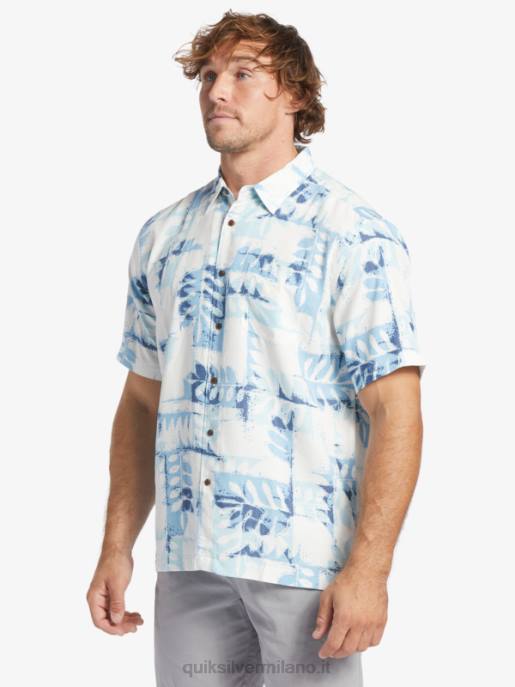 esso Quiksilver uomini maglia tecnica a manica corta per canoe waterman crepuscolo blu canoe reef w HTZR399