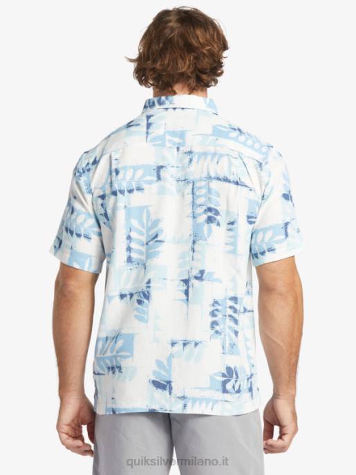 esso Quiksilver uomini maglia tecnica a manica corta per canoe waterman crepuscolo blu canoe reef w HTZR399