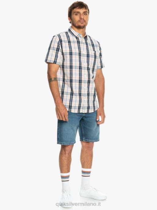 esso Quiksilver uomini nuova camicia a maniche corte swinton betulla swinton HTZR914