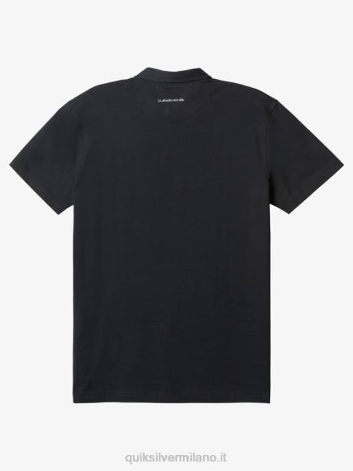 esso Quiksilver uomini polo a maniche corte a righe lite nero a striscelite1 HTZR1624