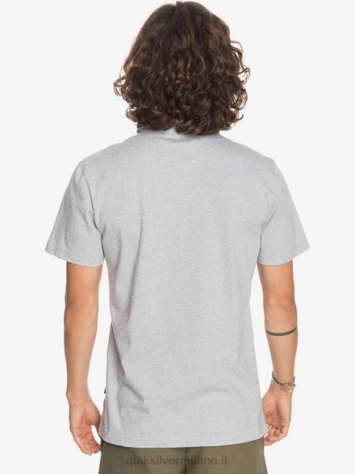 esso Quiksilver uomini polo a maniche corte da crociera al sole per tutti i giorni erica grigio chiaro HTZR1552