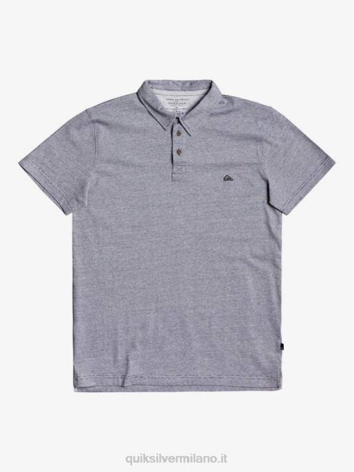 esso Quiksilver uomini polo a maniche corte da crociera al sole per tutti i giorni notte parigina HTZR1551