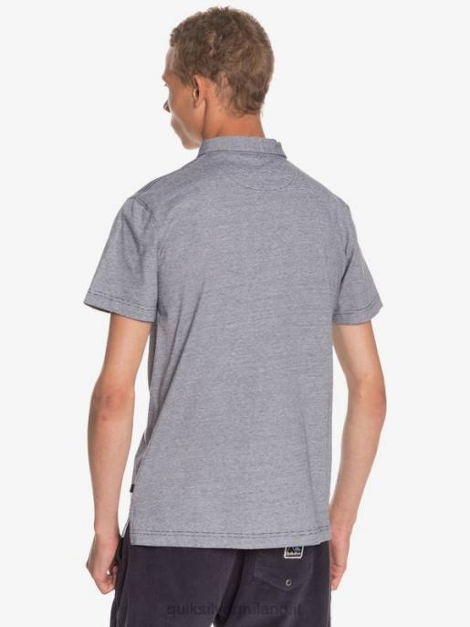 esso Quiksilver uomini polo a maniche corte da crociera al sole per tutti i giorni notte parigina HTZR1551