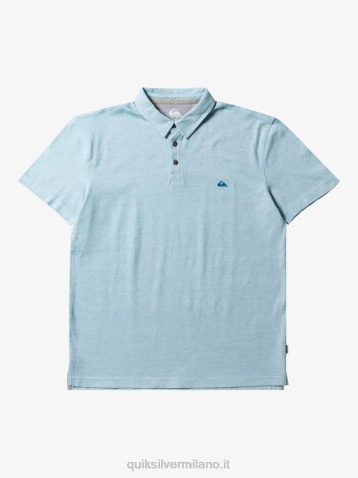 esso Quiksilver uomini polo a maniche corte da crociera al tramonto cammeo blu HTZR477