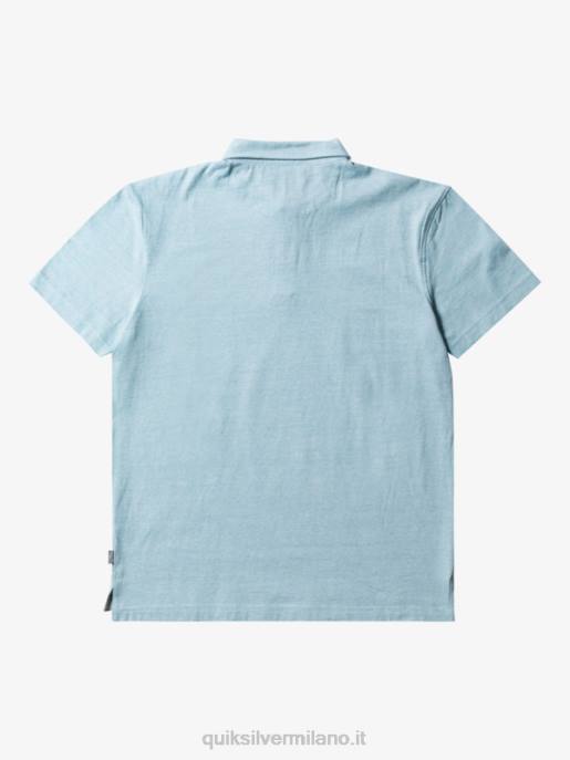 esso Quiksilver uomini polo a maniche corte da crociera al tramonto cammeo blu HTZR477