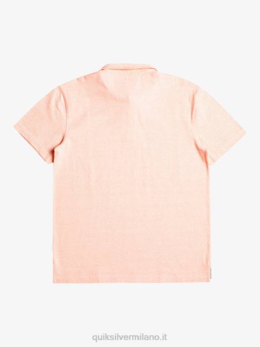 esso Quiksilver uomini polo a maniche corte da crociera al tramonto salmone fresco HTZR480