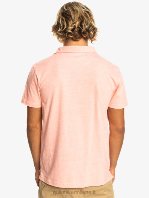 esso Quiksilver uomini polo a maniche corte da crociera al tramonto salmone fresco HTZR480