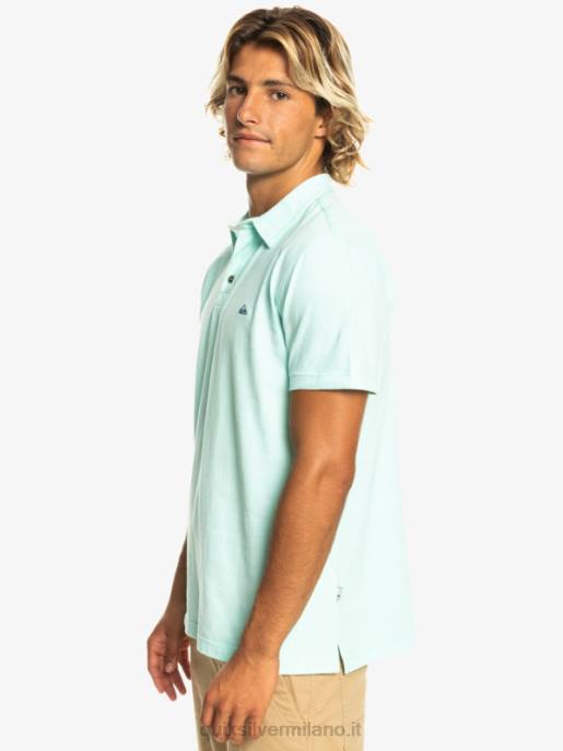 esso Quiksilver uomini polo a maniche corte da crociera al tramonto vetro da spiaggia HTZR481