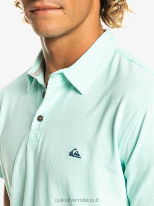esso Quiksilver uomini polo a maniche corte da crociera al tramonto vetro da spiaggia HTZR481