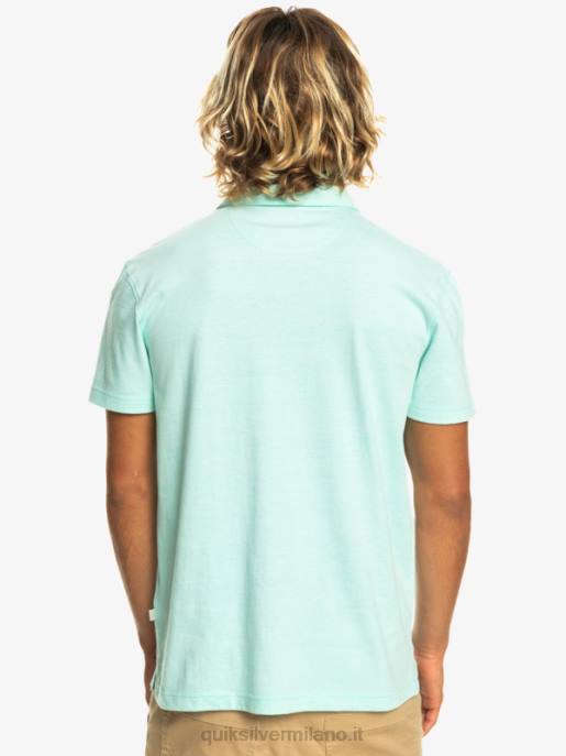esso Quiksilver uomini polo a maniche corte da crociera al tramonto vetro da spiaggia HTZR481