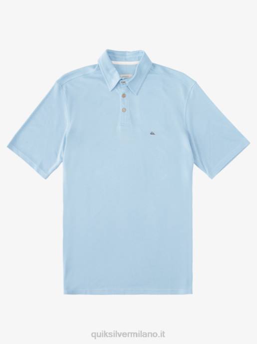 esso Quiksilver uomini polo manica corta waterman pallanuoto blu crepuscolo HTZR248