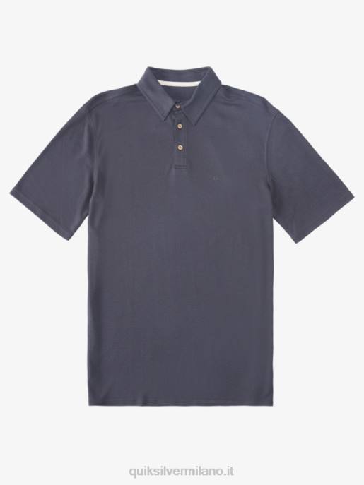 esso Quiksilver uomini polo manica corta waterman pallanuoto notti blu HTZR250