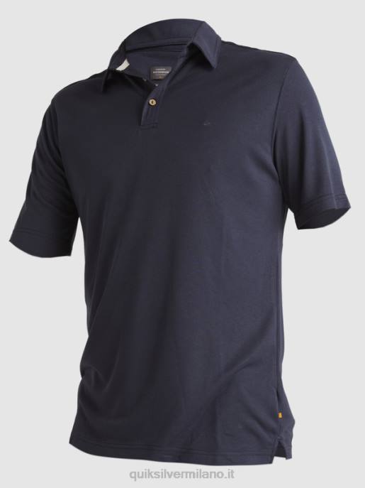 esso Quiksilver uomini polo manica corta waterman pallanuoto notti blu HTZR250