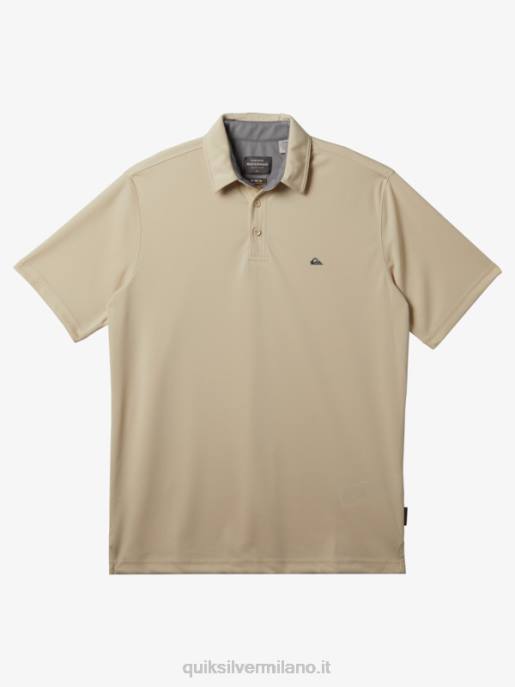esso Quiksilver uomini polo waterman manica corta acqua riso integrale HTZR95