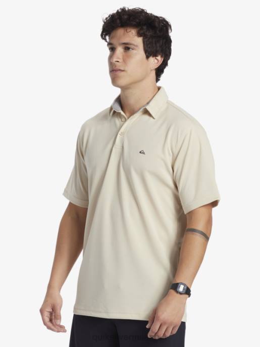 esso Quiksilver uomini polo waterman manica corta acqua riso integrale HTZR95