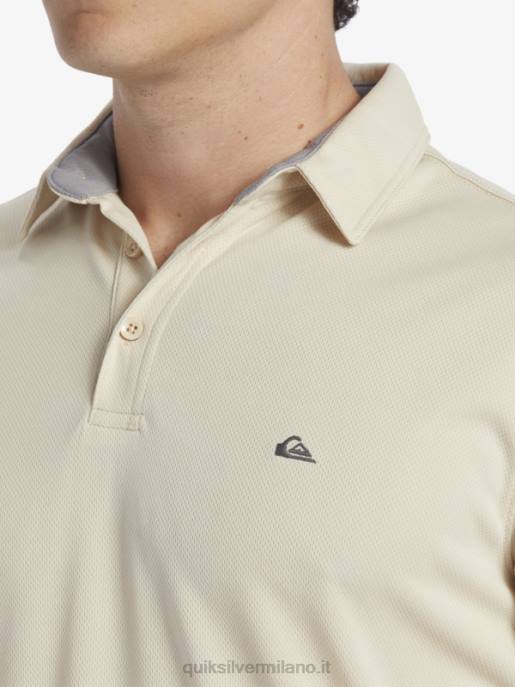 esso Quiksilver uomini polo waterman manica corta acqua riso integrale HTZR95