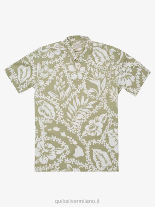 esso Quiksilver uomini waterman arrivo lei camicia a maniche corte lei di arrivo del tè HTZR1107