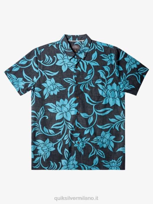 esso Quiksilver uomini waterman ogni fine settimana camicia a maniche corte nero ogni fine settimana w HTZR287