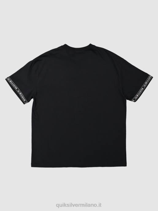 esso Quiksilver x Stab uomini Maglietta anni \'90 nero HTZR1865