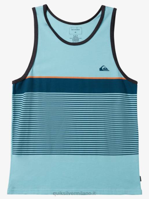 esso Quiksilver uomini canotta a righe tijuana angelo blu erica HTZR455