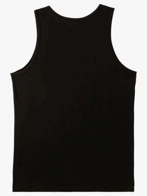 esso Quiksilver uomini casa del carro armato dell\'onda nero HTZR155