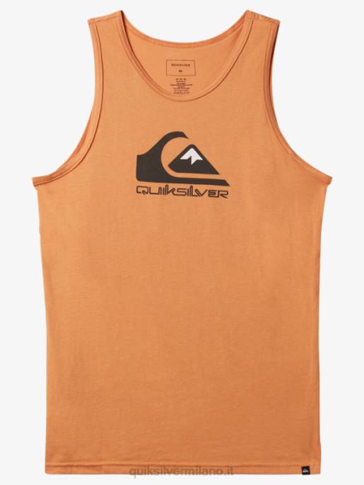 esso Quiksilver uomini grande serbatoio con logo abbronzatura di rame HTZR266