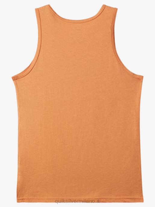 esso Quiksilver uomini grande serbatoio con logo abbronzatura di rame HTZR266