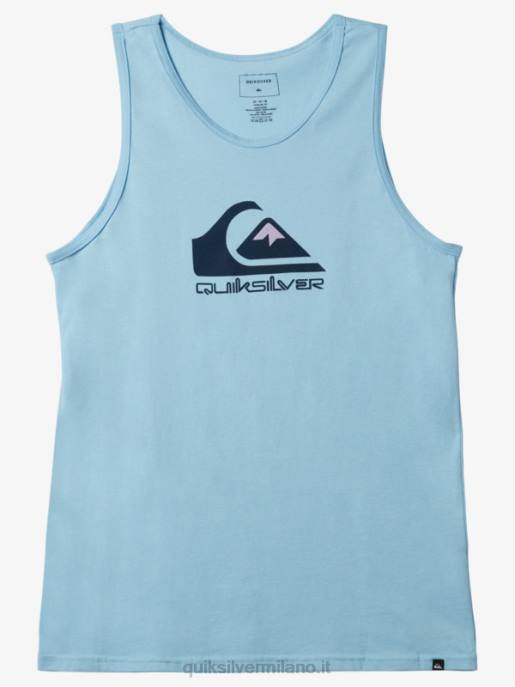 esso Quiksilver uomini grande serbatoio con logo cielo blu HTZR268