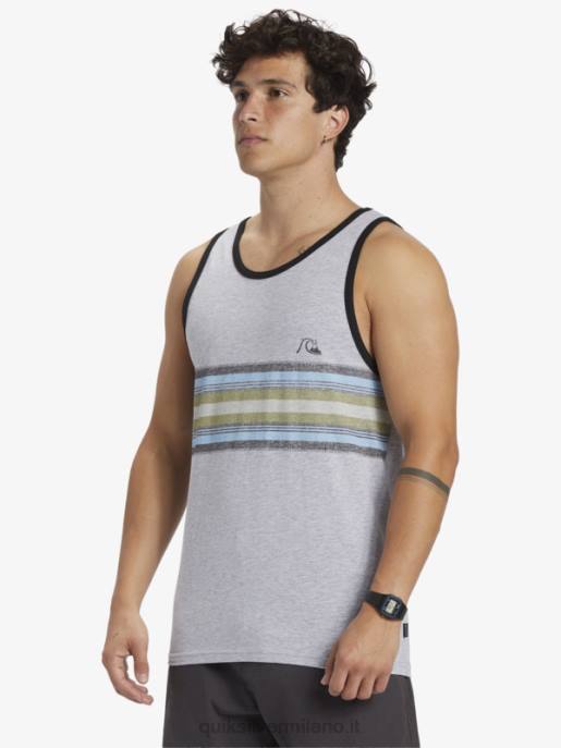 esso Quiksilver uomini serbatoio a strisce di tutti i giorni erica atletica HTZR704