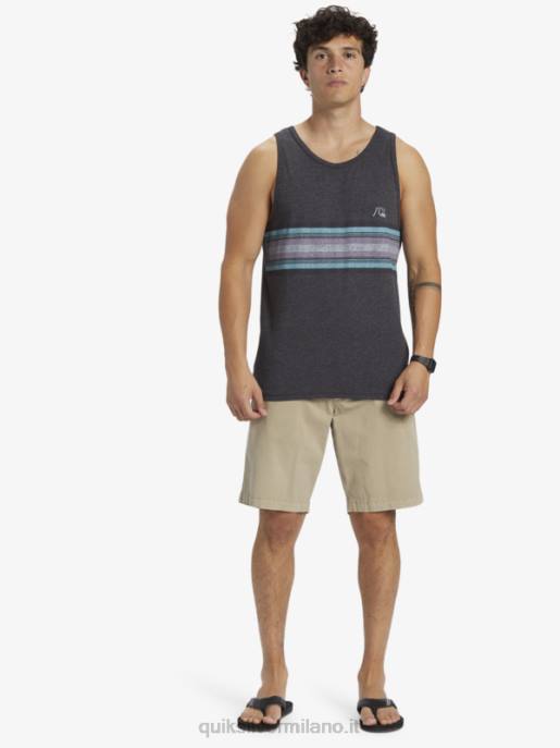 esso Quiksilver uomini serbatoio a strisce di tutti i giorni erica carbone HTZR705