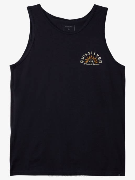 esso Quiksilver uomini t-shirt di carri armati di racconti d'acqua blazer blu scuro HTZR1362