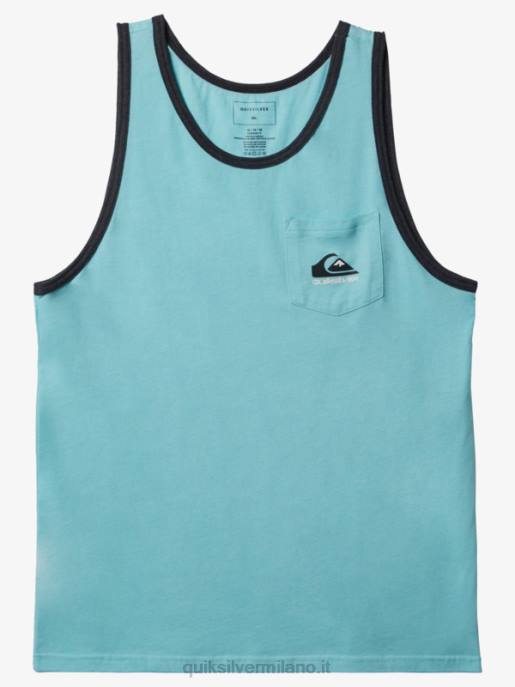 esso Quiksilver uomini t-shirt serbatoio omni tasca angelo blu erica HTZR558