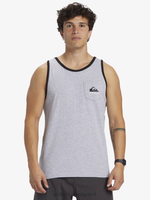 esso Quiksilver uomini t-shirt serbatoio omni tasca erica atletica HTZR556